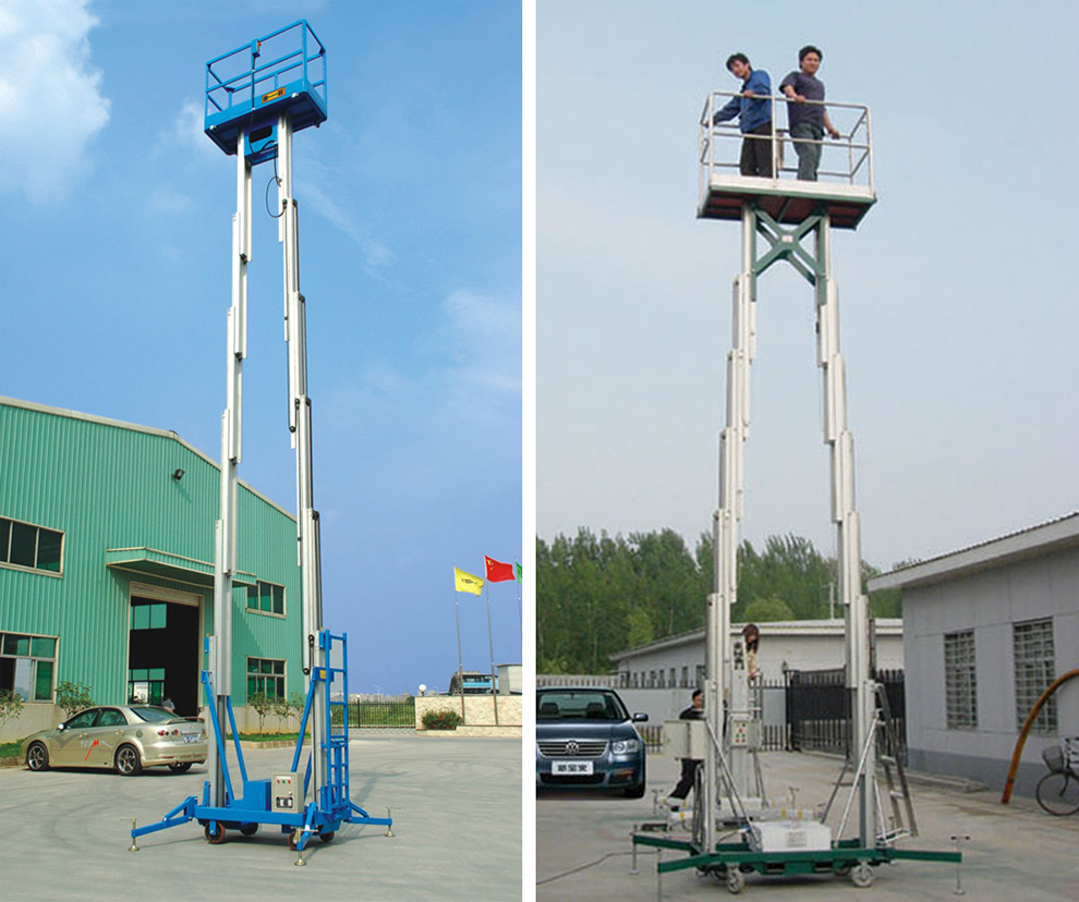 GTWY-200 Aluminium aerial platform double masts